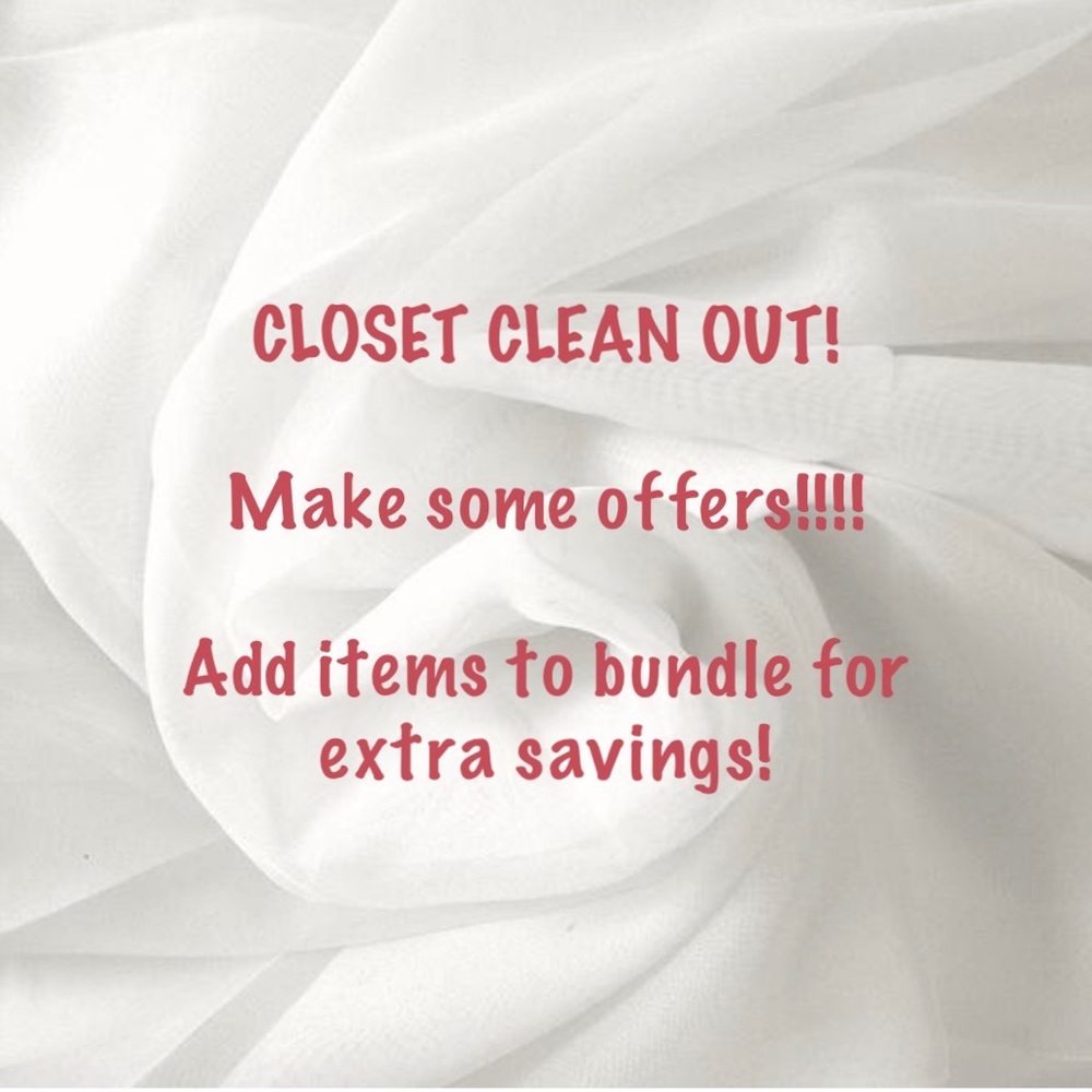 Closet clean out!